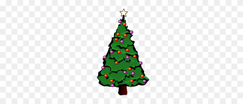 201x300 Christmas Tree Clip Art - Christmas Tree Star Clipart