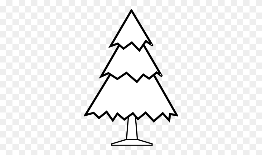 300x436 Christmas Tree Clip Art Black And White Happy Holidays! - Nativity Star Clipart
