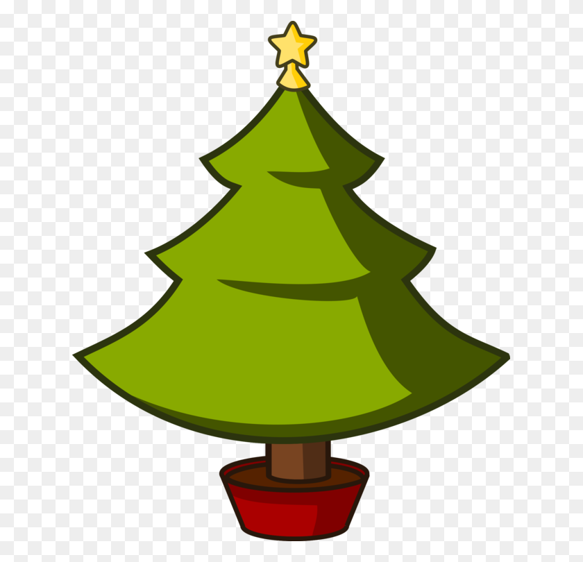 631x750 Christmas Tree Clip Art Christmas Caricature - Pine Clipart