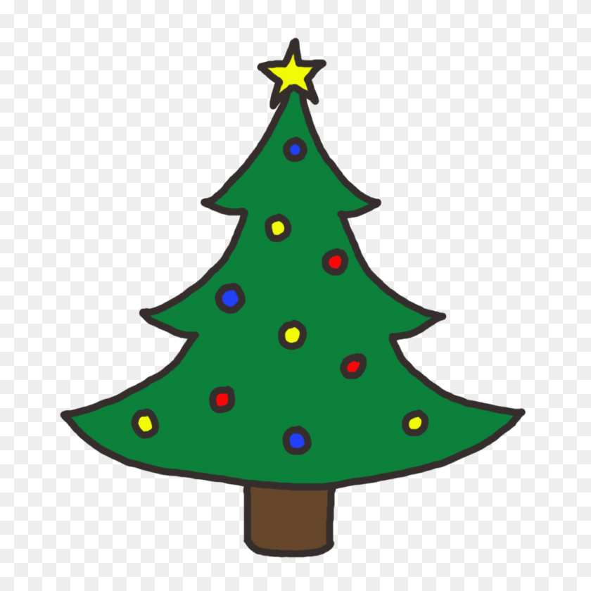 1024x1024 Christmas Tree Clip Art Christmas Tree Clipart Woodward Avenue - Upcoming Events Clipart