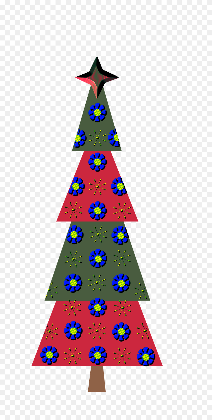 758x1600 Christmas Tree Clip Art Clip Art - Christmas Tree Vector PNG