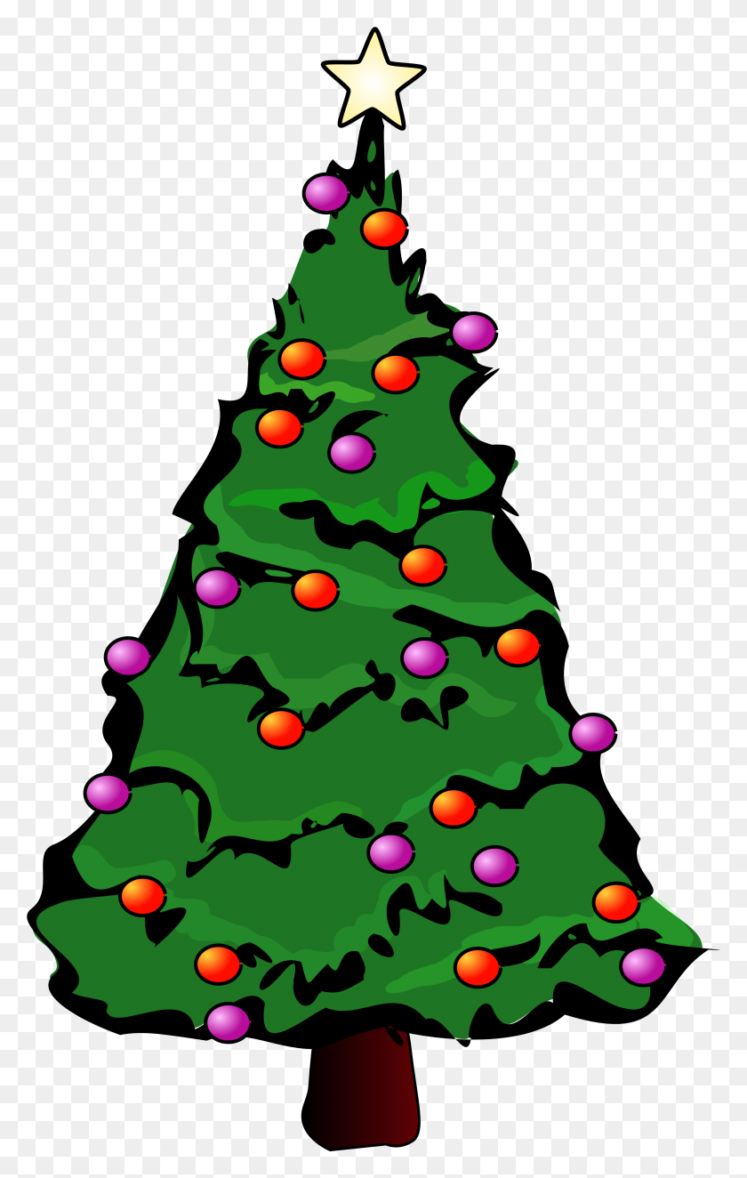 3066x4970 Christmas Tree Clip Art Free - Greeting Clipart