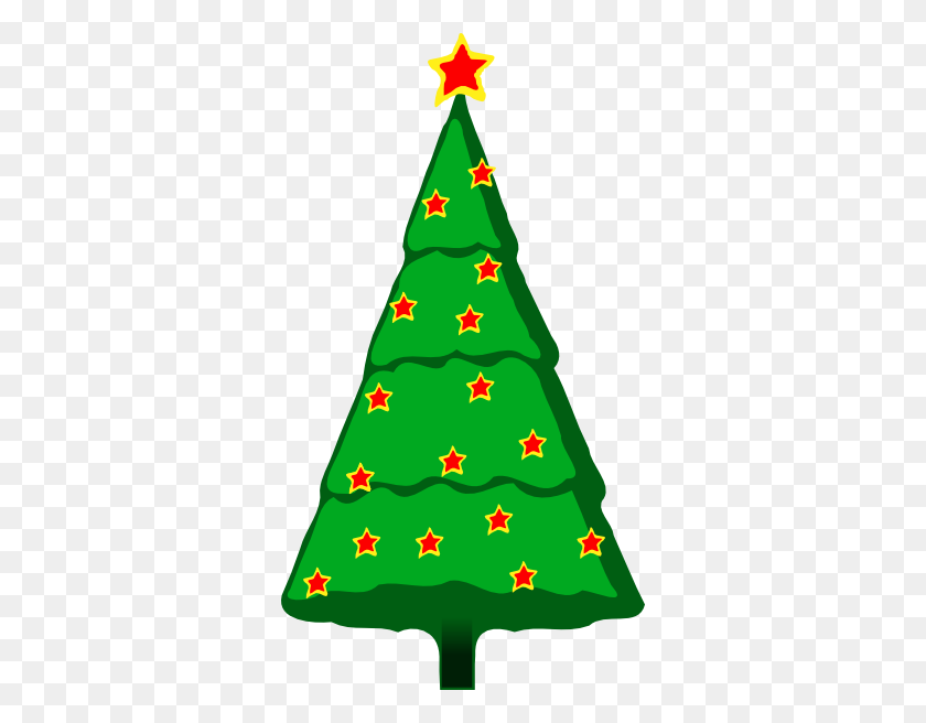 330x596 Christmas Tree Clip Art Free To Free Download - Free Christmas Eve Clipart