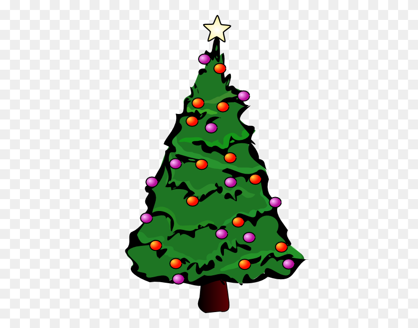 402x599 Christmas Tree Clip Art Free Vector - Christmas Tree PNG Transparent