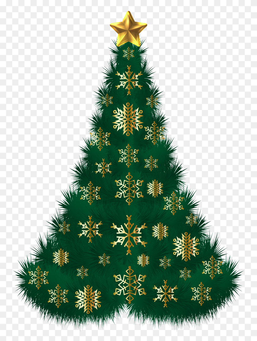 3692x5000 Christmas Tree Clip Art Png - Christmas Tree With Ornaments Clipart