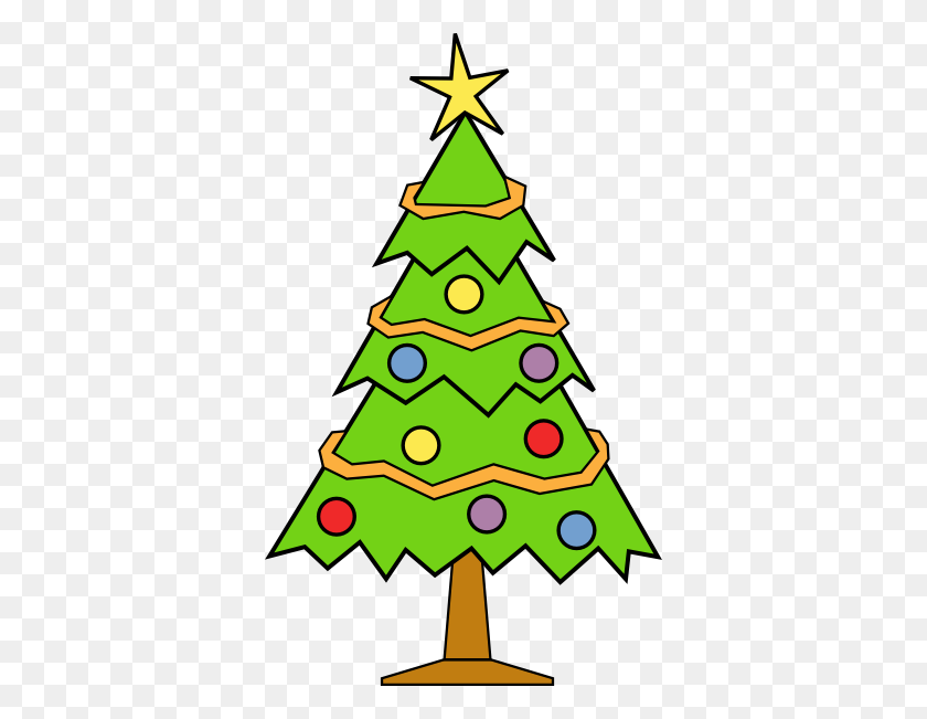 360x591 Christmas Tree Clip Art Watermark - Christmas Snow Clipart