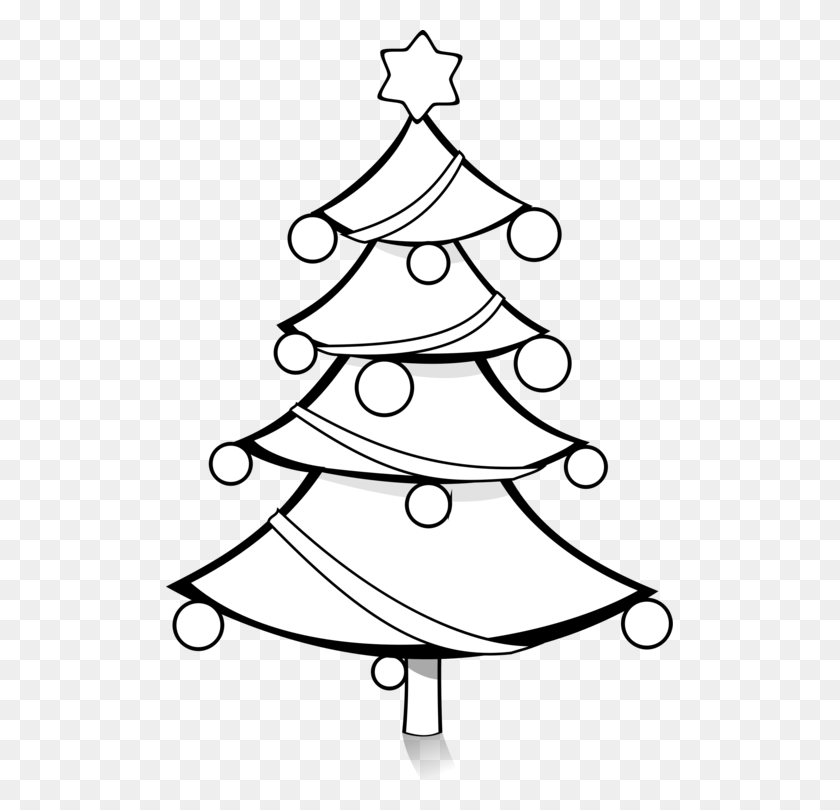 507x750 Christmas Tree Drawing Clip Art Christmas - White Christmas Lights PNG