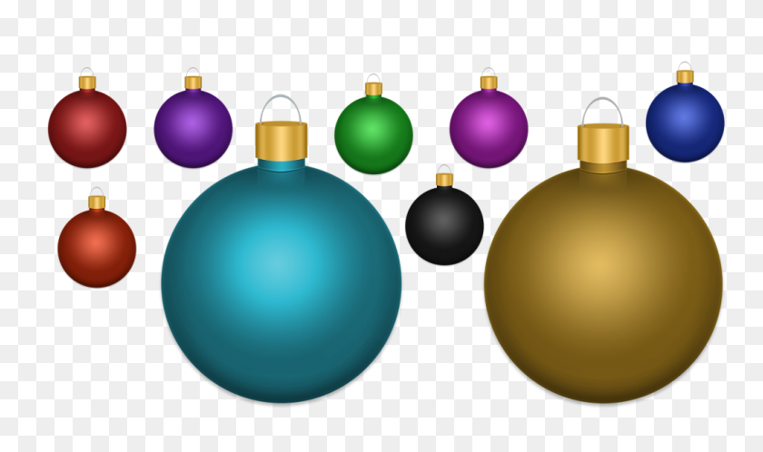 1024x576 Árbol De Navidad Fantástico Adornos Para Árboles De Navidad Gratis Crochet - Bolas De Navidad Clipart