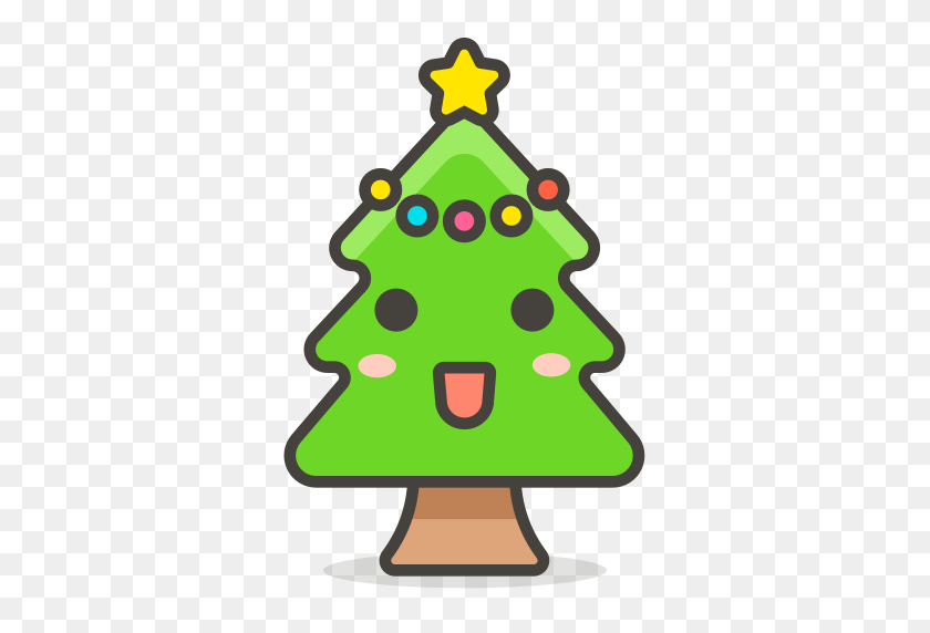 512x512 Christmas, Tree Icon Free Of Free Vector Emoji - Christmas Tree Emoji PNG