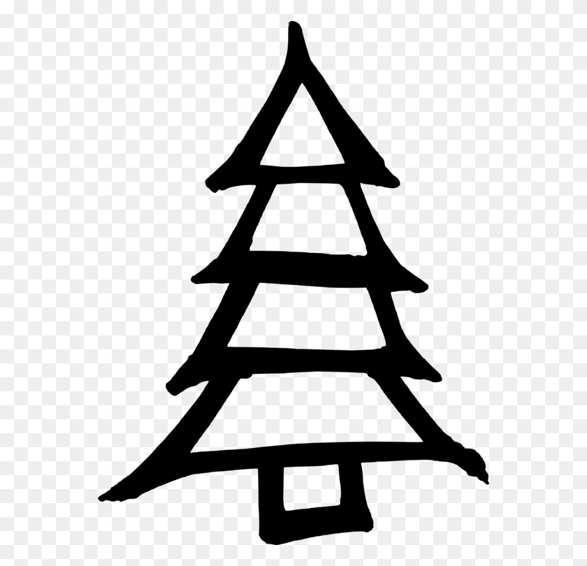 560x750 Christmas Tree Moravian Star Party - Christmas Star Clipart Black And White