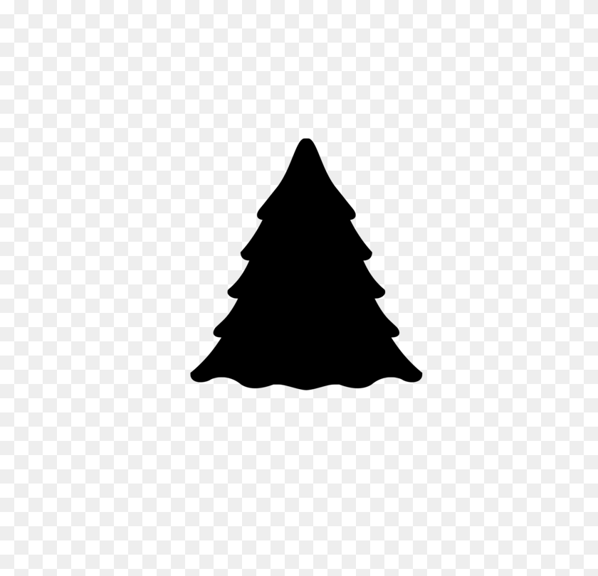 530x750 Christmas Tree Silhouette Pine Light - Pine Tree Branch PNG