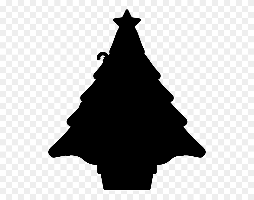 600x600 Christmas Tree Silhouette Png Olivero - Christmas Silhouette Clip Art