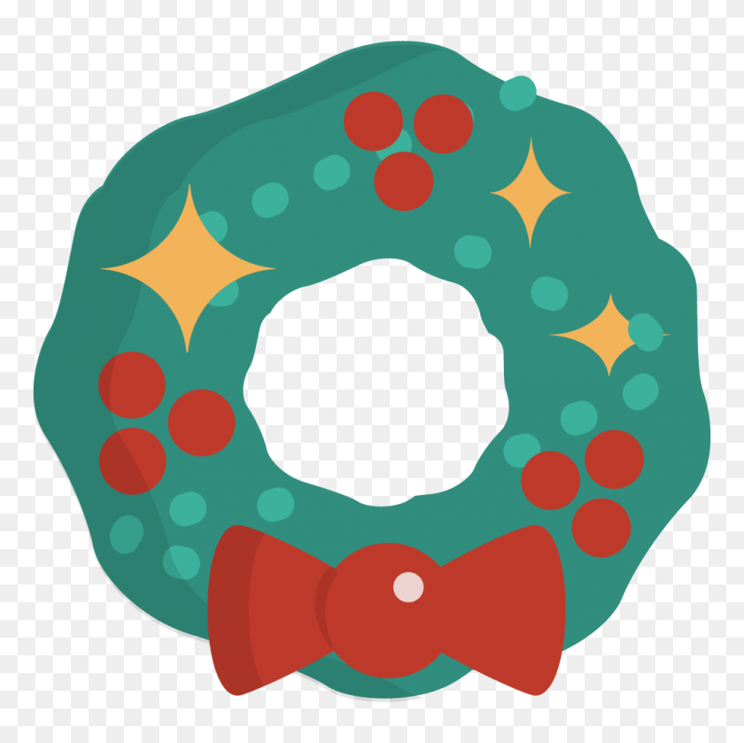 1000x1000 Christmas Wreath Clipart Outline Clipground - Grapevine Wreath Clipart