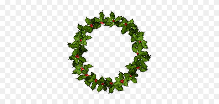 341x340 Imágenes Prediseñadas De Guirnalda De Navidad - Pixabay Clipart