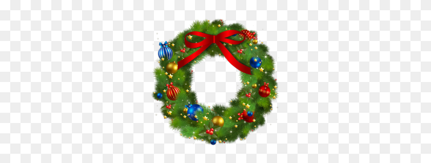 260x258 Christmas Wreaths Clipart - Grapevine Wreath Clipart