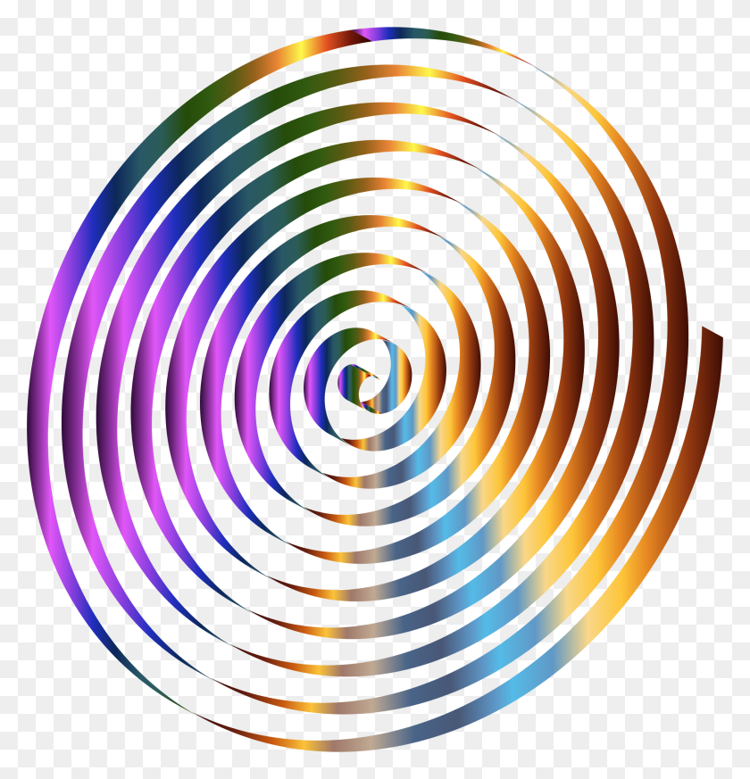 2224x2320 Chromatic Spiral Icons Png - Spiral PNG