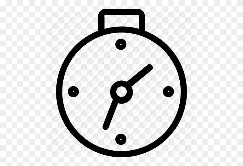 512x512 Cronómetro, Brújula, Cronómetro, Tiempo, Icono De Temporizador - Imágenes De Brújula Clipart