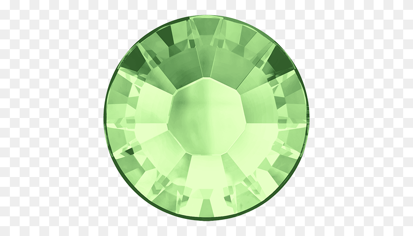 420x420 Chrysolite Swarovski Xilion Rose Hotfix De Diamantes De Imitación - Diamante De Imitación Png