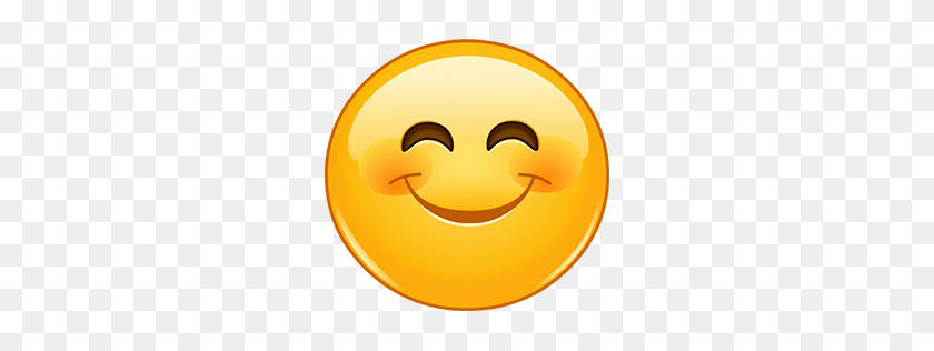 256x256 Sonrisa Regordeta Emoticon Smiley, Emoticon Y Emoji - Emoji Molesto Png