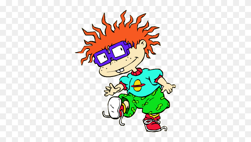 342x416 Chuckie Finster In For The Home Rugrats - Rugrats Clipart