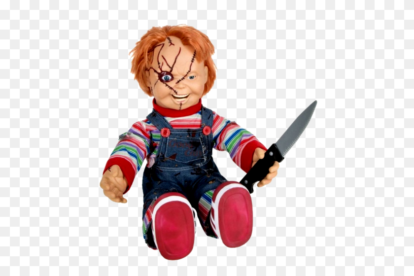 464x500 Muñeca Chucky Animada Hablando De Tamaño Natural - Chucky Png