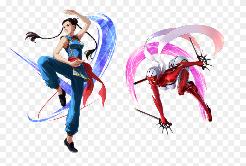 1848x1206 Chun Li, Morrigan, And More Join The Cast For Project X Zone - Morrigan PNG