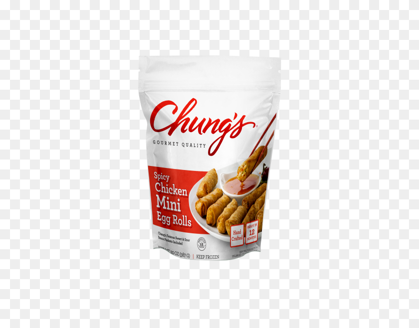 3000x2301 Chung's Oz Spicy Chicken Mini Egg Roll - Egg Roll PNG