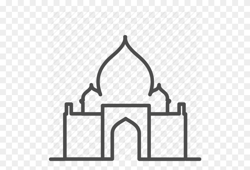 512x512 Church, India, Mosque, Taj Mahal, Tomb Icon - Taj Mahal Clipart