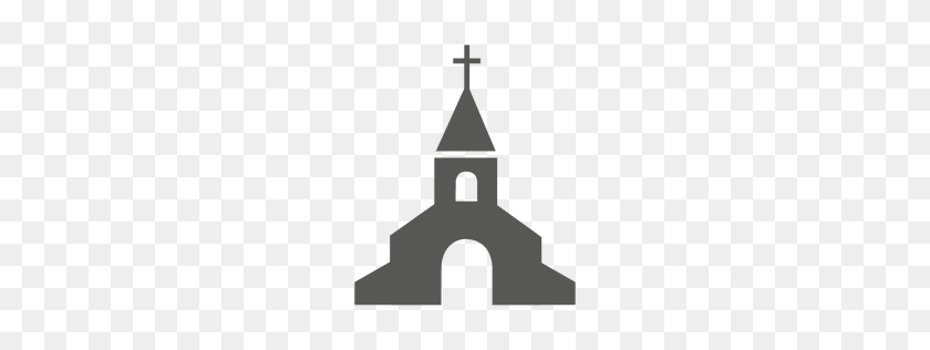 256x256 Church Logo Design Template - Catholic Cross PNG