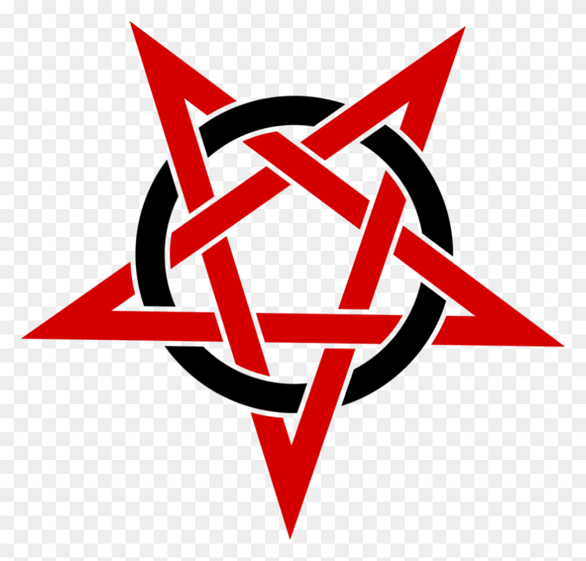 785x750 Church Of Satan Pentagram Satanism The Satanic Bible Free - Free Church Clipart