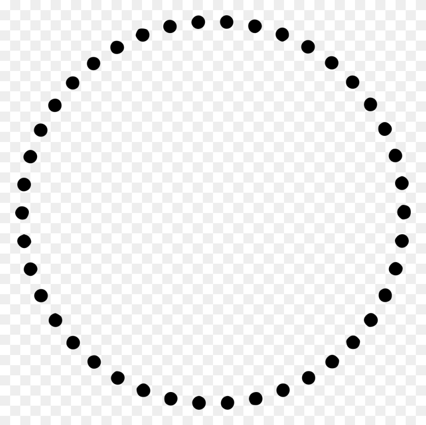980x978 Cicrcle Логотип Пунктирный Знак Png Скачать Значок Бесплатно - Пунктирный Круг Png