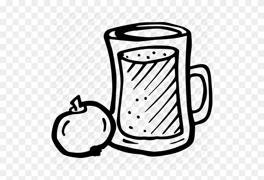 512x512 Cider, Drink, Fruit Compote, Lemonade, Pitcher, Thanksgiving Icon - Lemonade Pitcher Clipart
