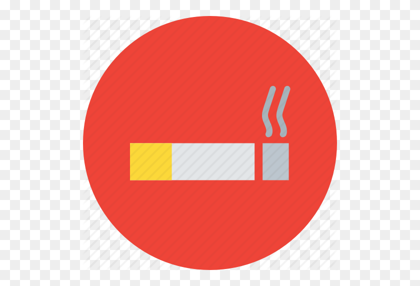512x512 Cigar, Cigarette, Cigarette With Smoke, Smoking, Tobacco Icon - Tobacco PNG