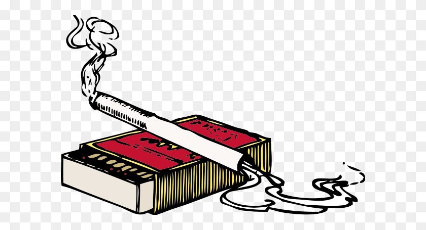 600x395 Сигареты И Спичечный Коробок Png Клипарт Для Интернета - Сигареты Png