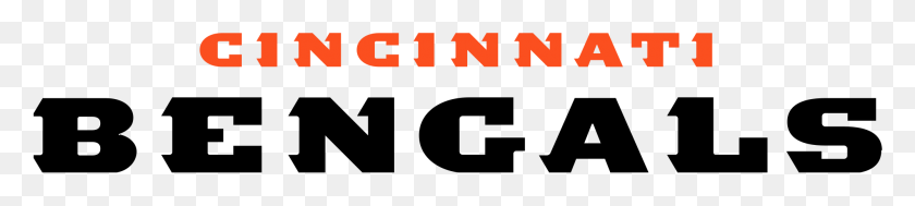 2000x332 Cincinnati Bengals Wordmark - Cincinnati Bengals Logo PNG