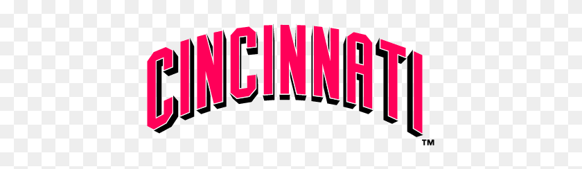 435x184 Cincinnati Reds City Logo Transparent Png - City PNG