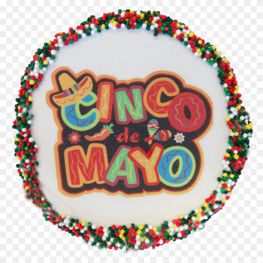3150x3150 Galletas De Azúcar Del Cinco De Mayo Con Chispitas - Clipart Cinco De Mayo