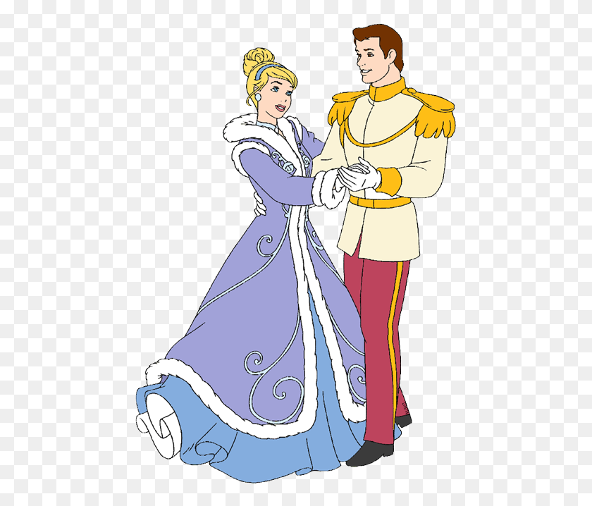 460x658 Cinderella And Prince Clipart - Prince Charming Clipart