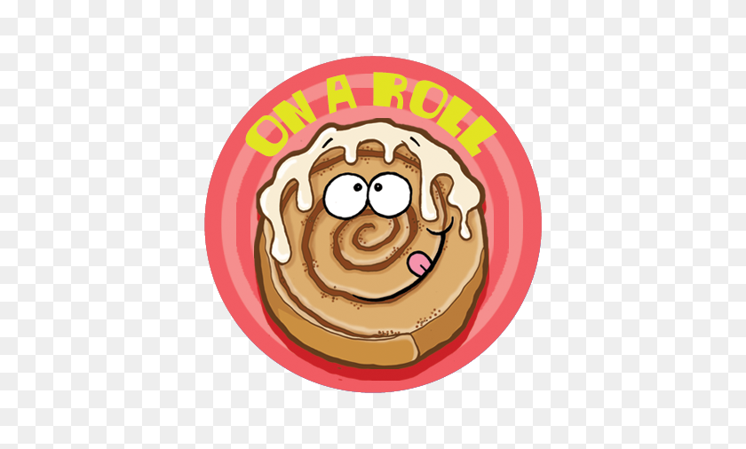 446x446 Cinnamon Roll Dr Stinky Scratch N Sniff Stickers Everythingsmells - Cinnamon Roll PNG