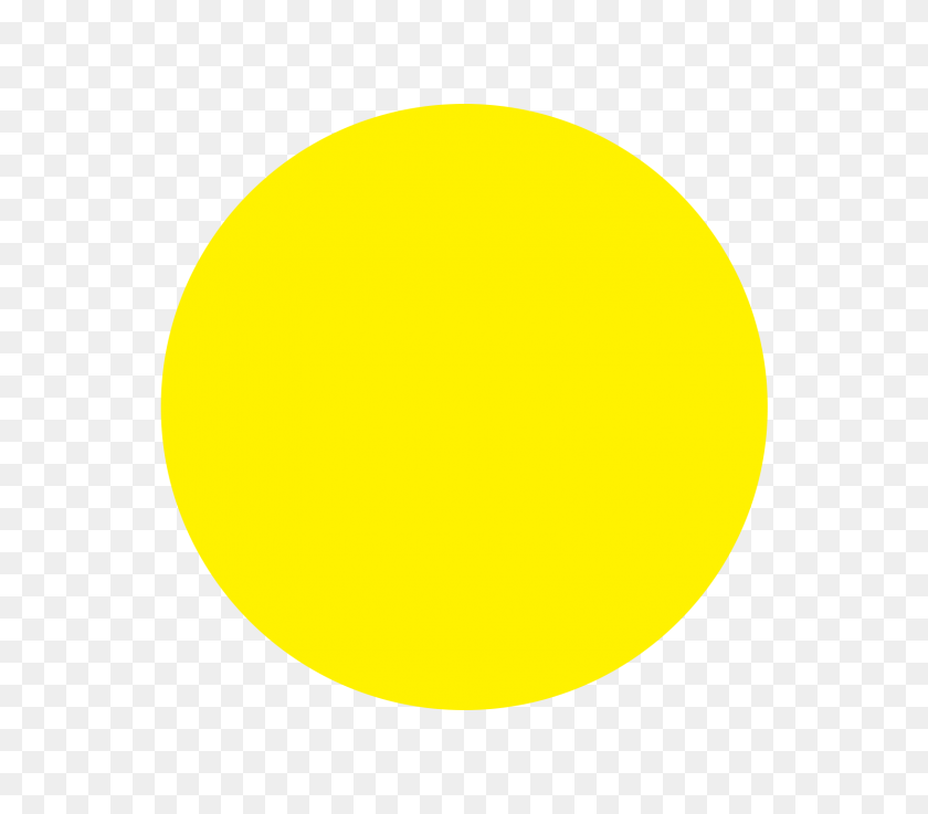 1632x1417 Круг - Желтый Круг Png