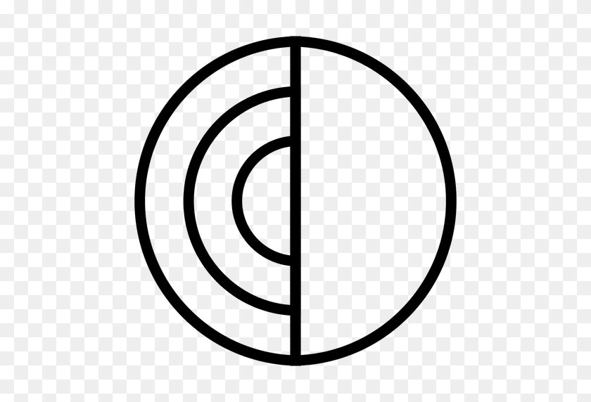 512x512 Circle Abstract Logo Disc - Disc PNG
