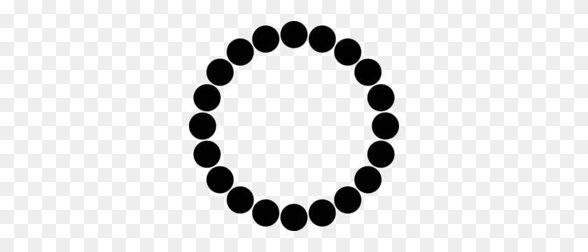 300x300 Circle Black Cliparts - Ring Clipart Black And White