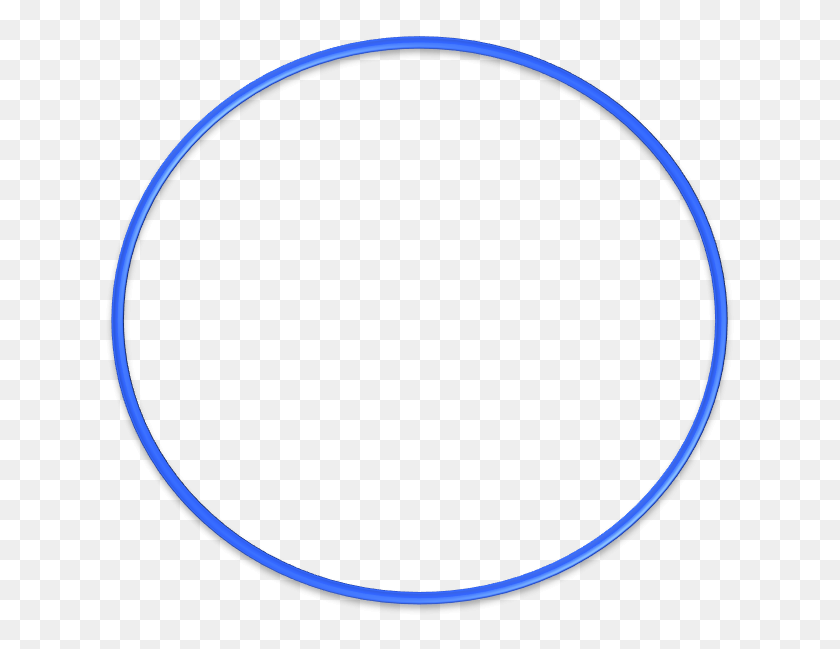 637x589 Circle Blue - Circle Outline PNG