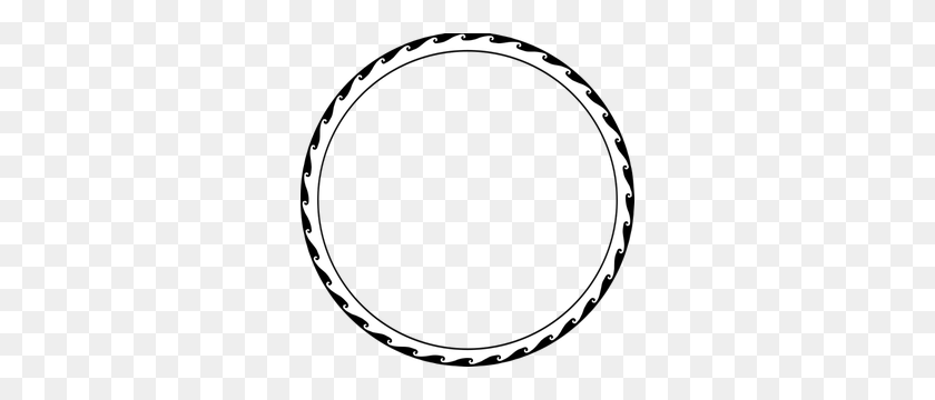 300x300 Circle Border Clip Art - White Circle Clipart