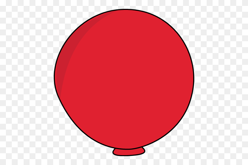 476x500 Circle Clipart Balloon - Red Dot Clipart