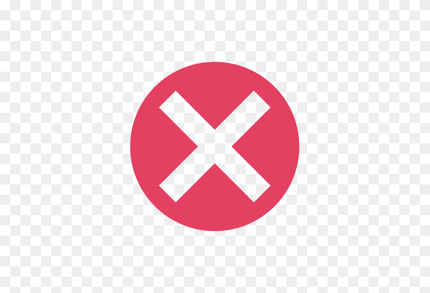 395x512 Circle, Close, Cross, Delete, Incorrect, Invalid, X Icon - X Icon PNG