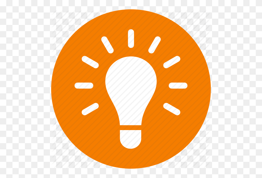 512x512 Circle, Creativity, Entrepreneur, Idea, Light Bulb, Lightbulb - Light Circle PNG