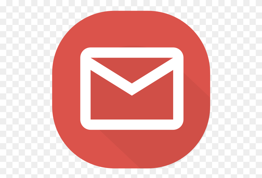 512x512 Круг, Дизайн, Электронная Почта, Gmail, Почта, Материал, Значок Сообщения - Gmail Png