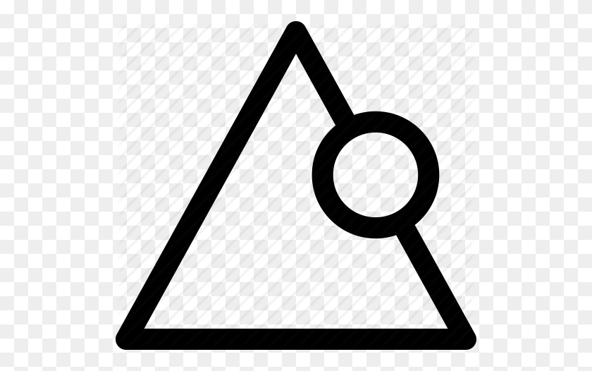 512x466 Круг, Дизайн, Геометрический, Узор, Фигуры, Значок Треугольника - Узор Треугольник Png