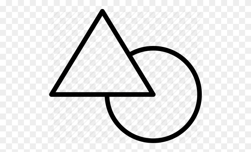 512x449 Círculo, Diseño, Geométrico, Patrón, Formas, Icono De Triángulo - Formas Geométricas Png